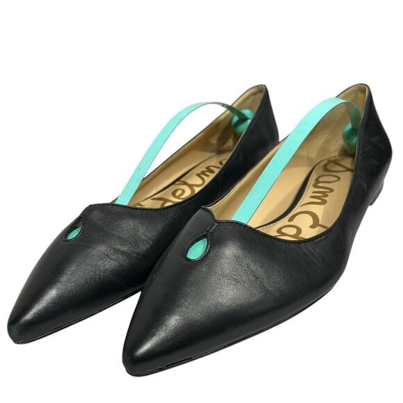 Sam Edelman Ruby Leather Upper Pointed Flats / Size-8 - Picture 5 of 9